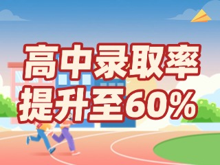 2025年將威海市全市普通高中錄取率提升至60%